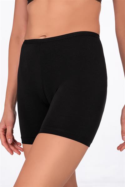 Kadın Likralı Süprem Diz Üstü Tayt | Siyah K26591