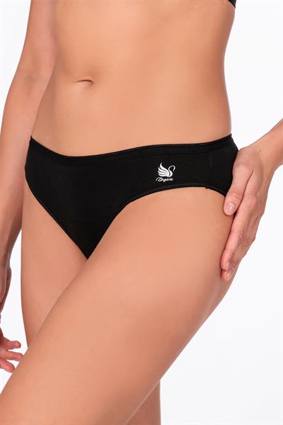 Kadın Pamuklu Modal Slip Külot | Siyah K23924