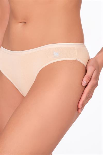 Kadın Pamuklu Modal Slip Külot | Ten K23924