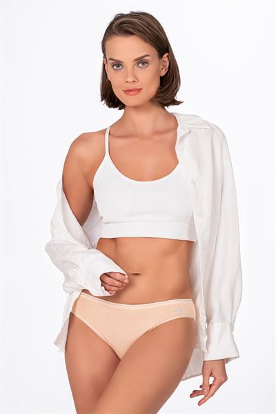 Kadın Pamuklu Modal Slip Külot | Ten K23924