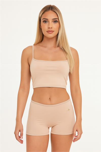 Kadın Pamuklu Modal Şort Boxer | Ten1486