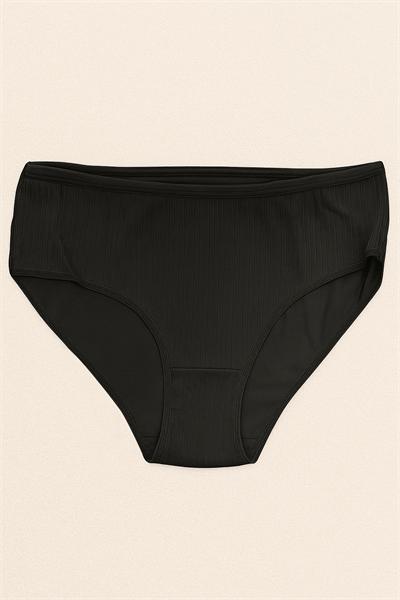 Kadın Fitilli Ribana Pamuklu Bato | Ten 1025