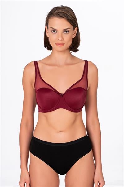 Kadın Toparlayıcı Sütyen | Bordo 704