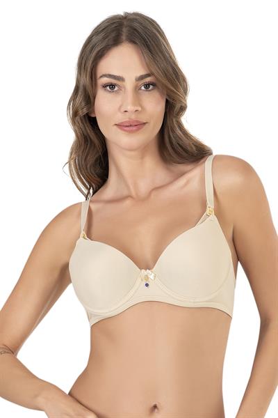 Kaplı Balenli Emzirme Sütyeni | Ten 3628