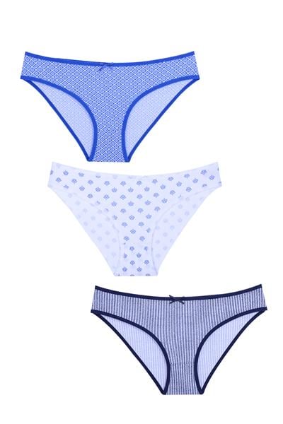 Pamuklu Esnek 3lü Bato Külot | 26482