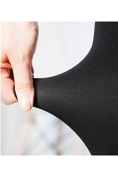 Kadın Termal Peluş Tayt | Siyah