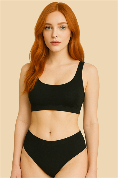 Lazer Kesim Bato Külot | Siyah  2851