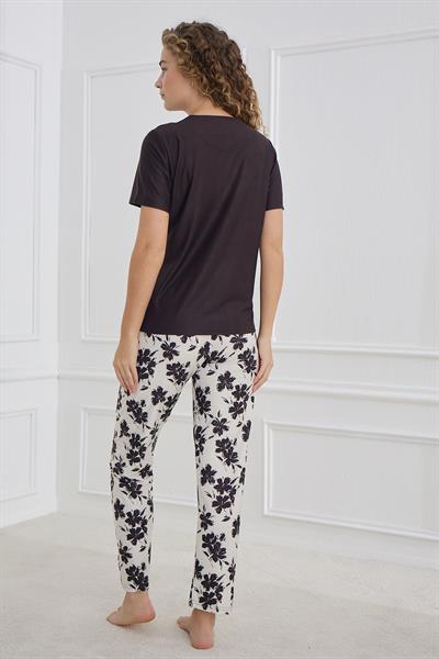 Marla Kadın  Bisiklet Yaka Pijama Takım | 30102