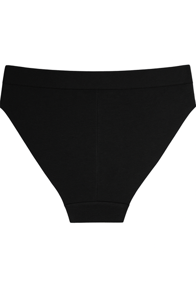 Lazer Kesim Slip Külot | Siyah 4891