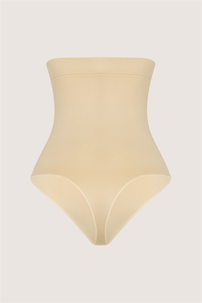 Yüksek Bel Inceltici Etkili String Korse | Ten 1025