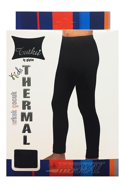 Erkek Çocuk Termal Alt | Siyah 0135 