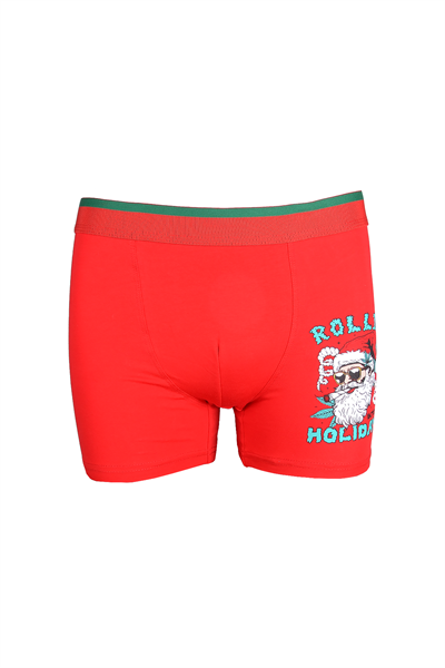 Yılbaşı Temalı Erkek Boxer - Sıcacık Bir Yeni Yıl Şıklığı!
