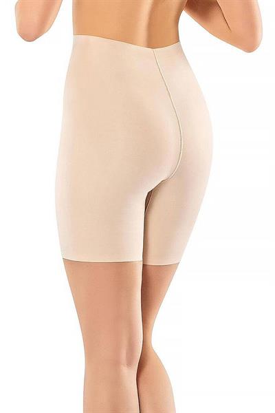 Yüksek Bel Lazer Kesim Dikişsiz Kaymaz Slikonlu Şort Korse | Ten 1007
