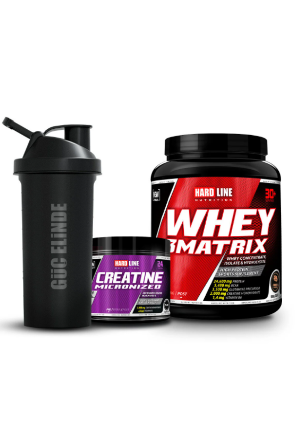 Hardline Whey 908GR - Creatine 120GR Set 