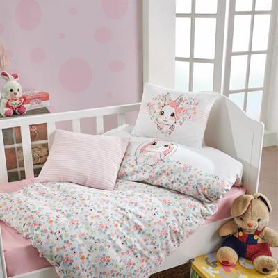 Bebek Nevresim Takımı Bunny Pembe