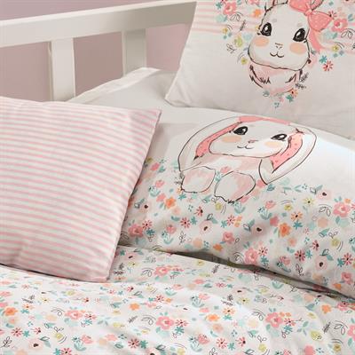 Bebek Nevresim Takımı Bunny Pembe
