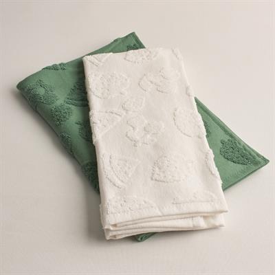 %100 Pamuk Maison Jakarlı Mutfak Havlusu 2li Set (40x60 cm)