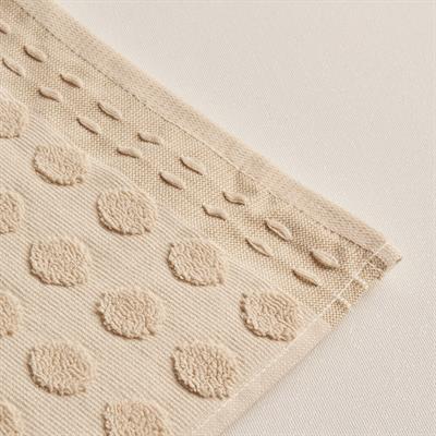 %100 Pamuk Puantiyeli Bukle Banyo Havlusu (70x140 cm)