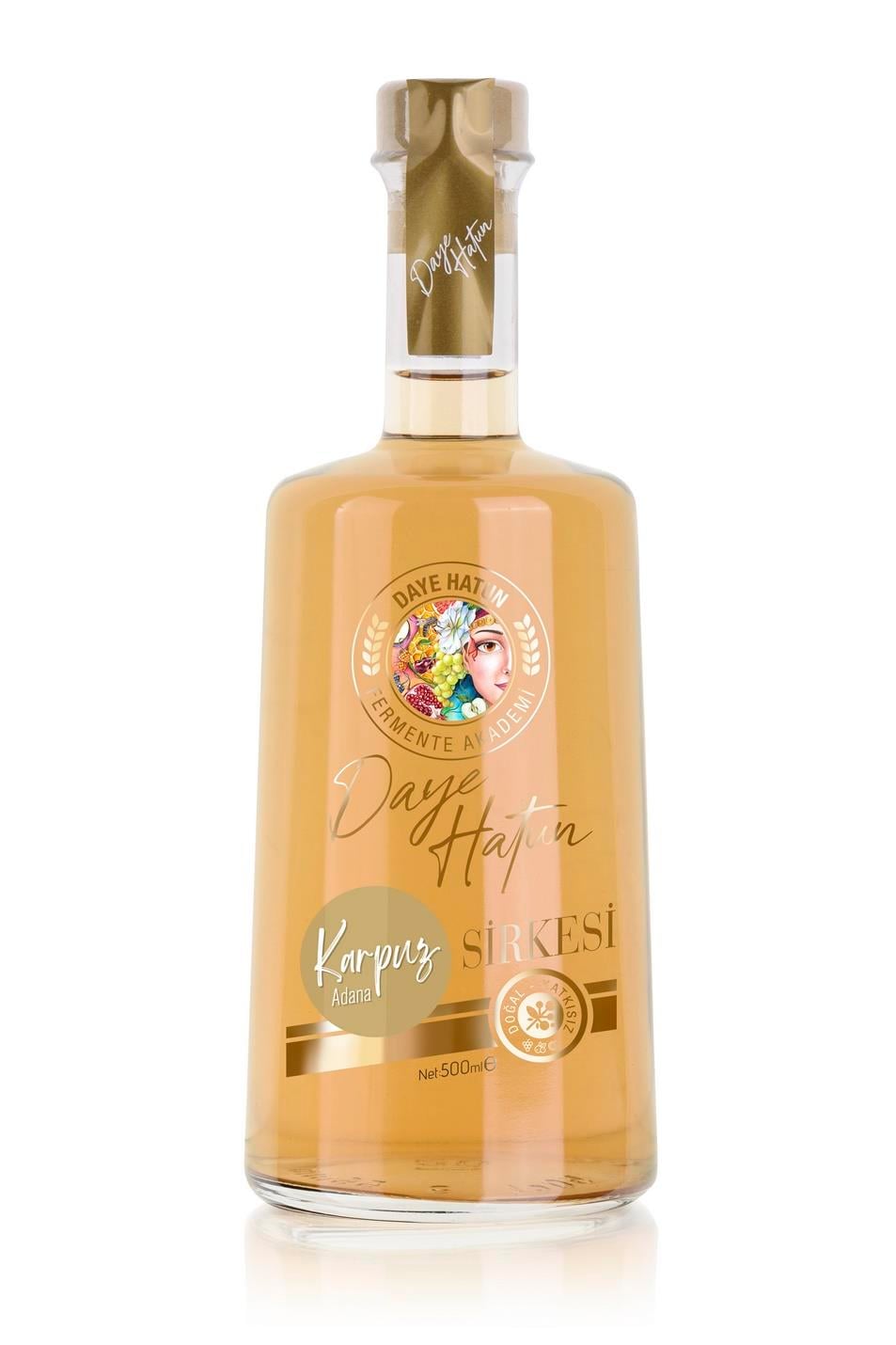 Adana Karpuzu Sirkesi / Watermelon Vinegar (Doğal Fermente Canlı Sirke / Nat. Ferm./ 500 Ml)