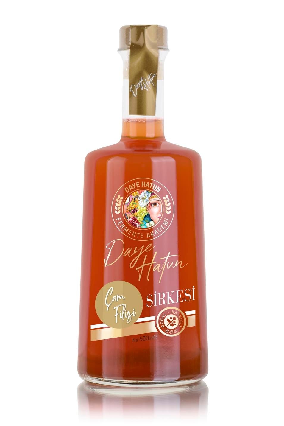 Çam Filizi Sirkesi / Pine Sprouts Vinegar (Doğal Fermente Canlı Sirke / Naturally Fermented / 500 Ml)
