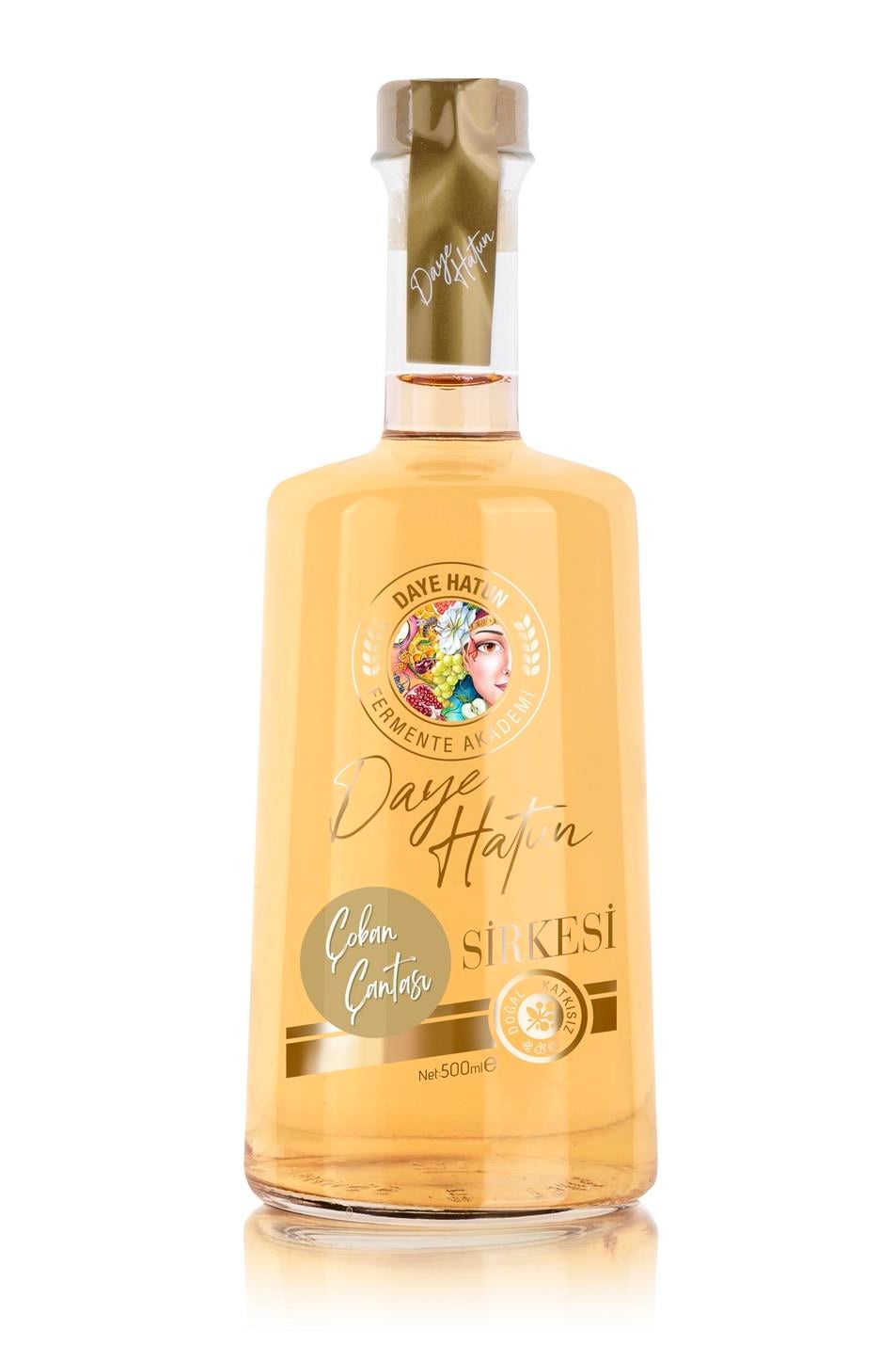 Çoban Çantası Sirkesi / Shepherd's Purse Vinegar (doğal Fermente Canlı Sirke / Nat. Ferm./500 Ml)