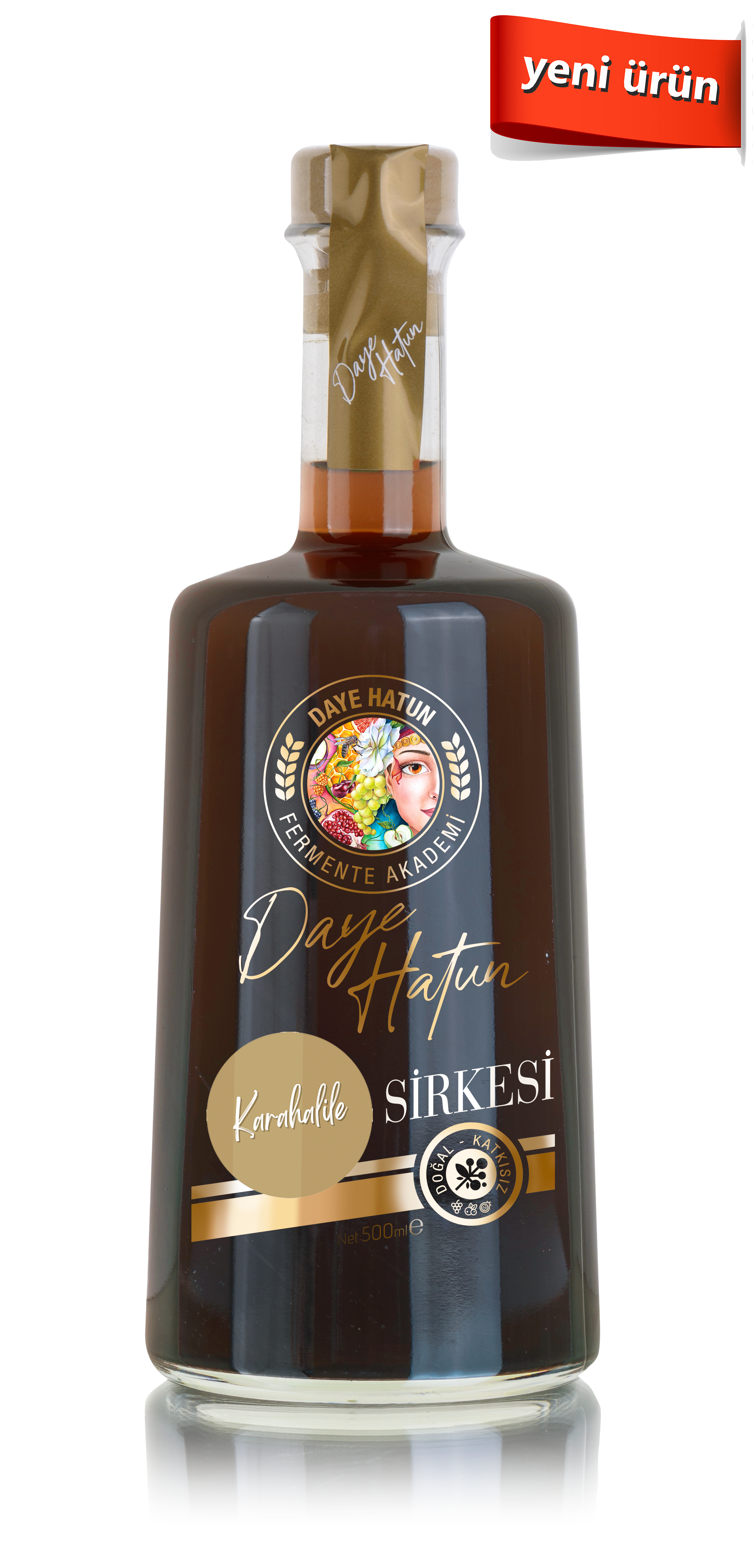Karahalile Sirkesi/black Myrobalan Vinegar (Doğal Fermente Canlı Sirke / Nat. Ferm./ 500 ml)
