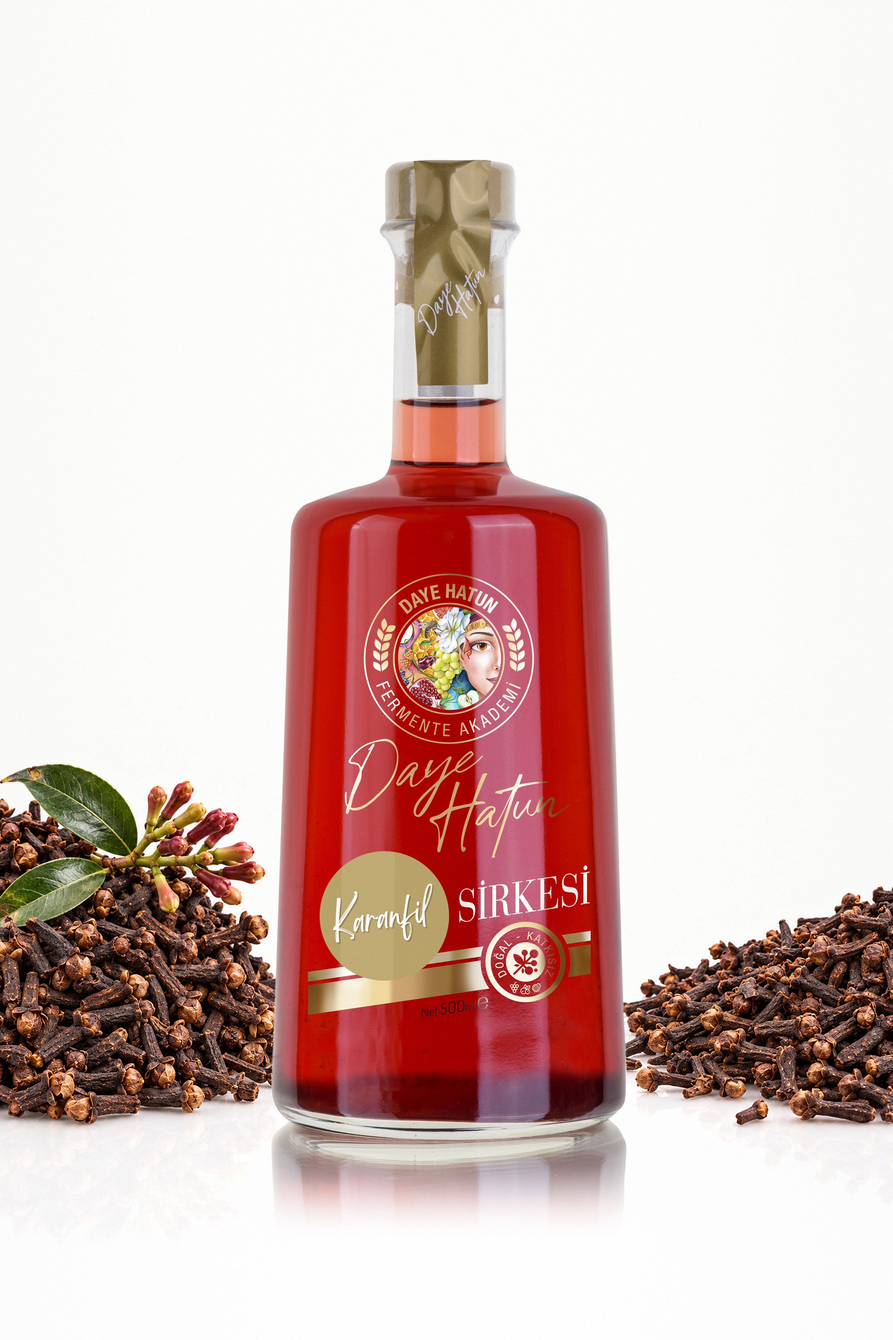 Karanfil Sirkesi / Clove Vinegar (Doğal Fermente Canlı Sirke / Nat. Fermented / 500 mL)