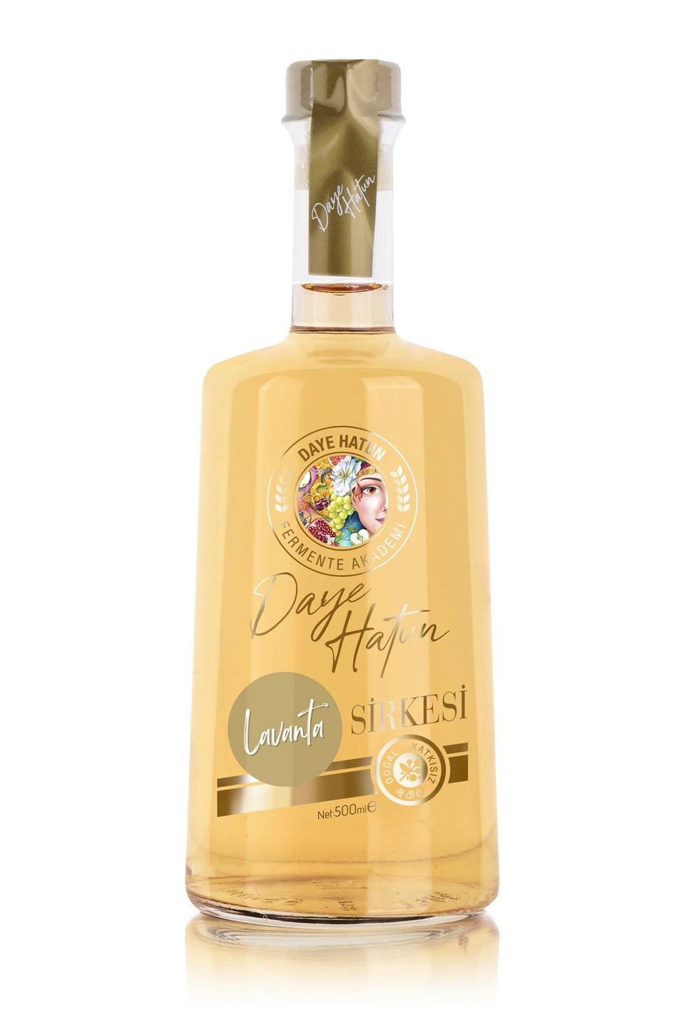 Lavanta Sirkesi / Lavender Vinegar (doğal Fermente Canlı Sirke / Naturally Fermented / 500 Ml)