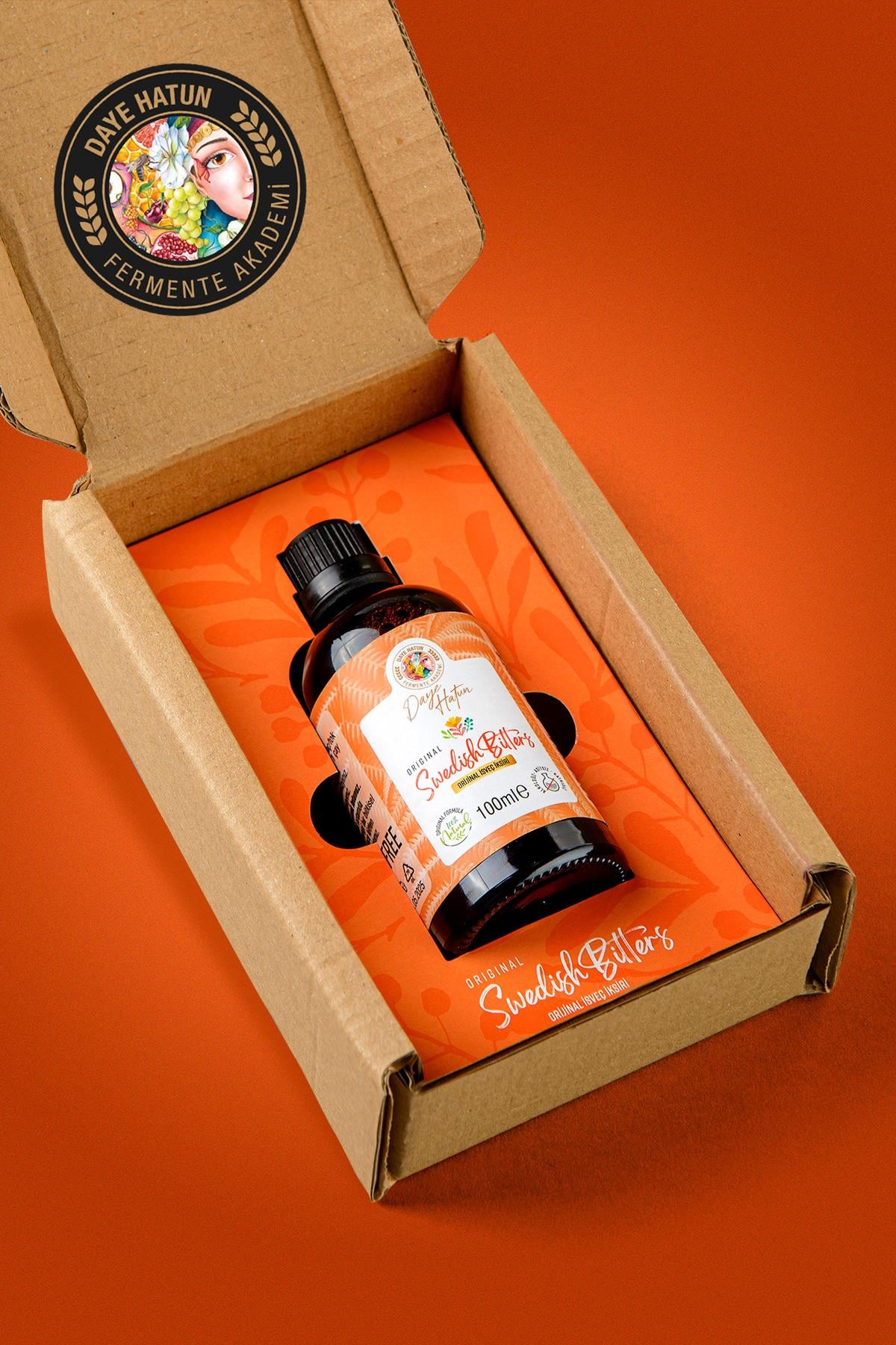 Original Swedish Bitters / Orijinal Isveç Iksiri (alkolsüz, Asitsiz, Katkısız, Organik - 100 Ml)