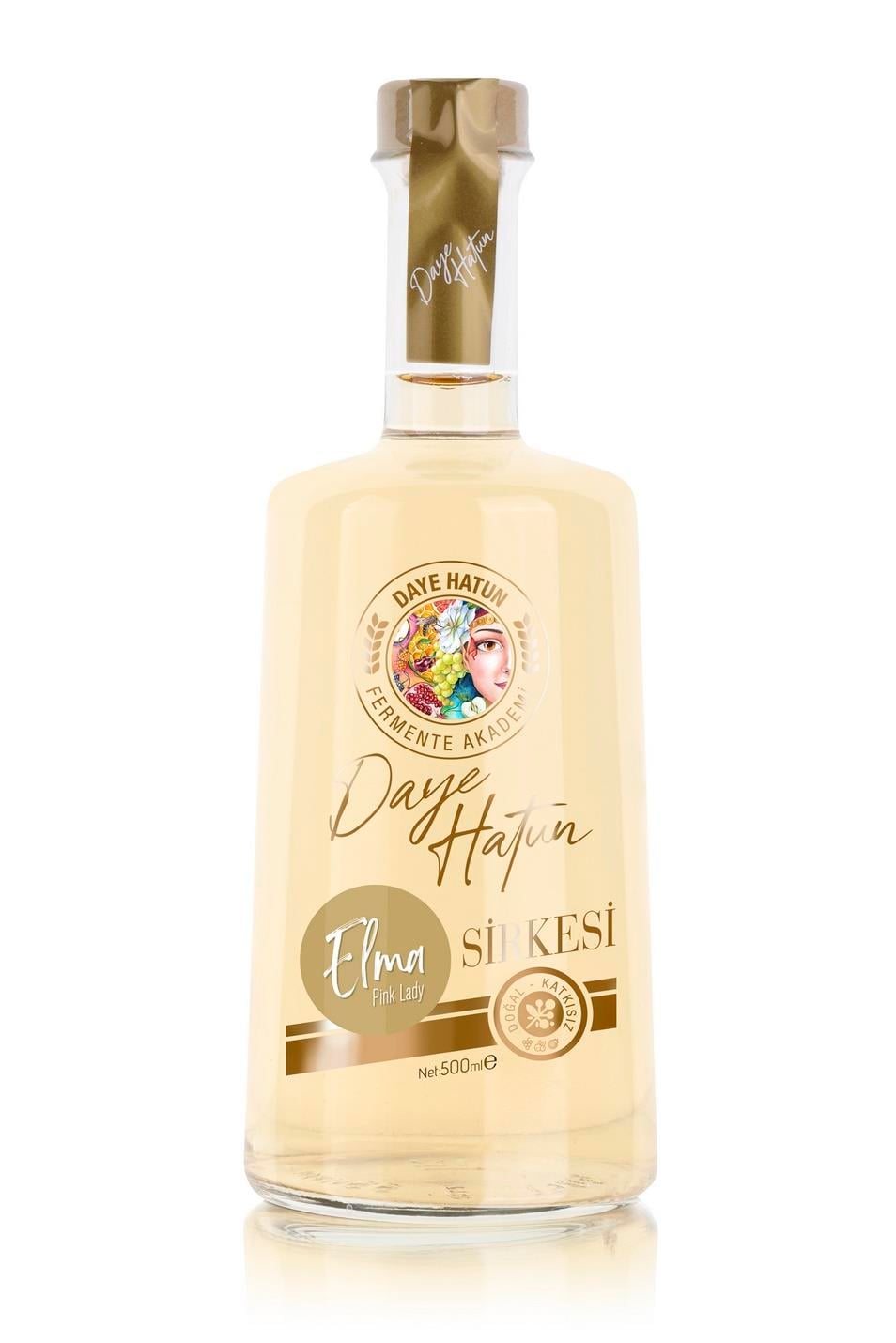 Pink Lady Elma Sirkesi / Apple Cider Vinegar (Doğal Fermente Canlı Sirke / Naturally Fermented / 500 Ml)