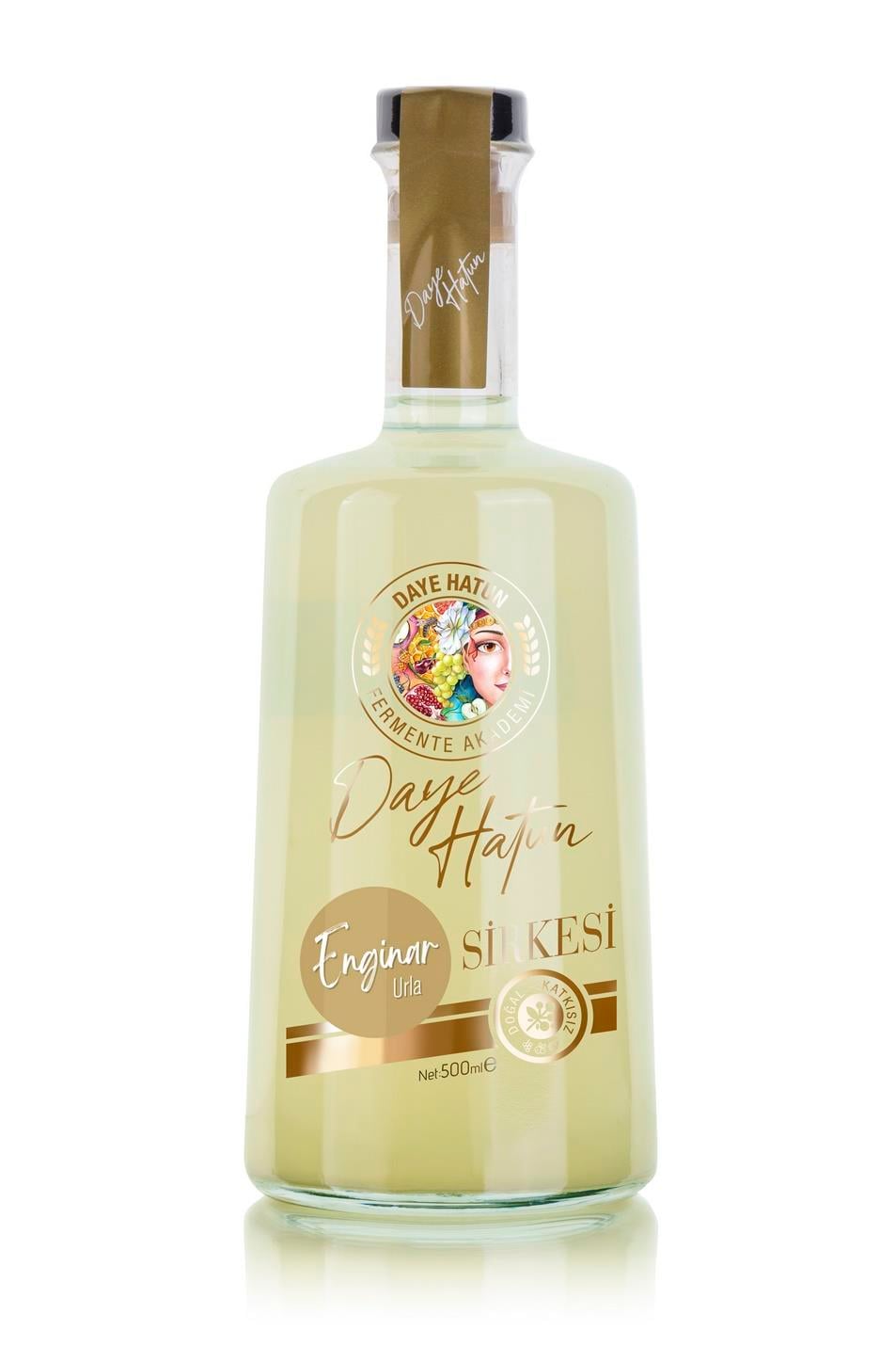Urla Enginar Sirkesi / Artichoke Vinegar (Doğal Fermente Canlı Sirke / Nat. Ferm. / 500 Ml)