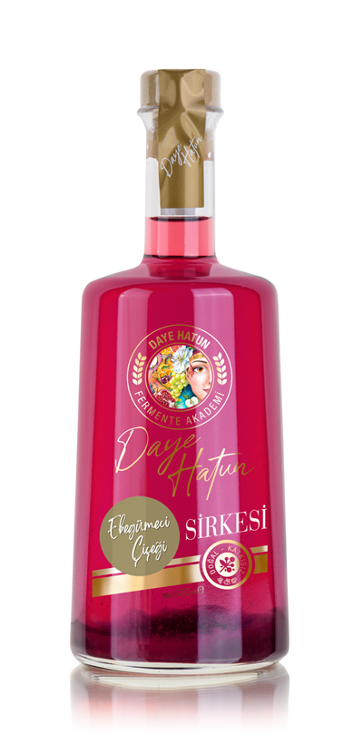 Ebegümeci Çiçeği Sirkesi / C. Mallow Flower Vinegar (doğal Fer Canlı Sirke / Nat. Ferm. / 500 Ml)