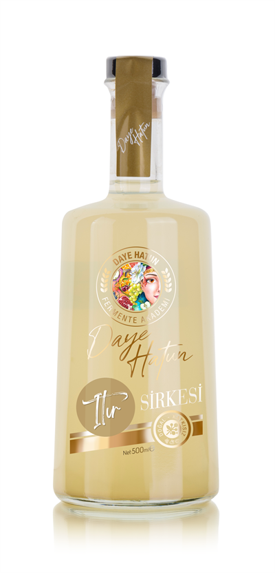Itır Sirkesi / Geranium Vinegar (Doğal Fermente Canlı Sirke / Naturally Fermented / 500 Ml)