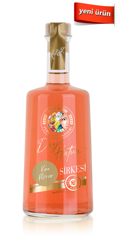 Kara Mürver Sirkesi / Sambucus Nigra Vinegar (Doğal Fermente Canlı Sirke / Naturally Fermented / 500 Ml)