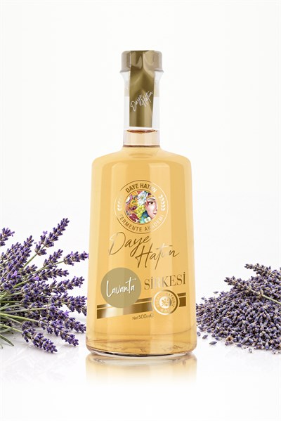 Lavanta Sirkesi / Lavender Vinegar (Doğal Fermente Canlı Sirke / Nat. Fermented / 500 mL)
