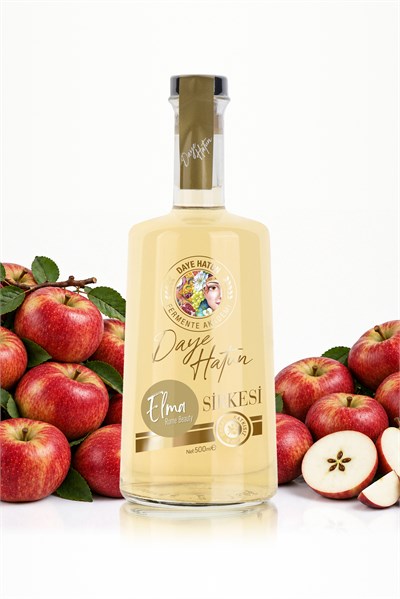 Rome Beauty Elma Sirkesi / Apple Cider Vinegar (Doğal Fermente Canlı Sirke / Nat. Fermented / 500 mL)