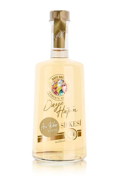 Samandağ Acı Biber Sirkesi / Hot Pepper Vinegar (Doğal Fermente Canlı Sirke / Naturally Fermented / 500 Ml)