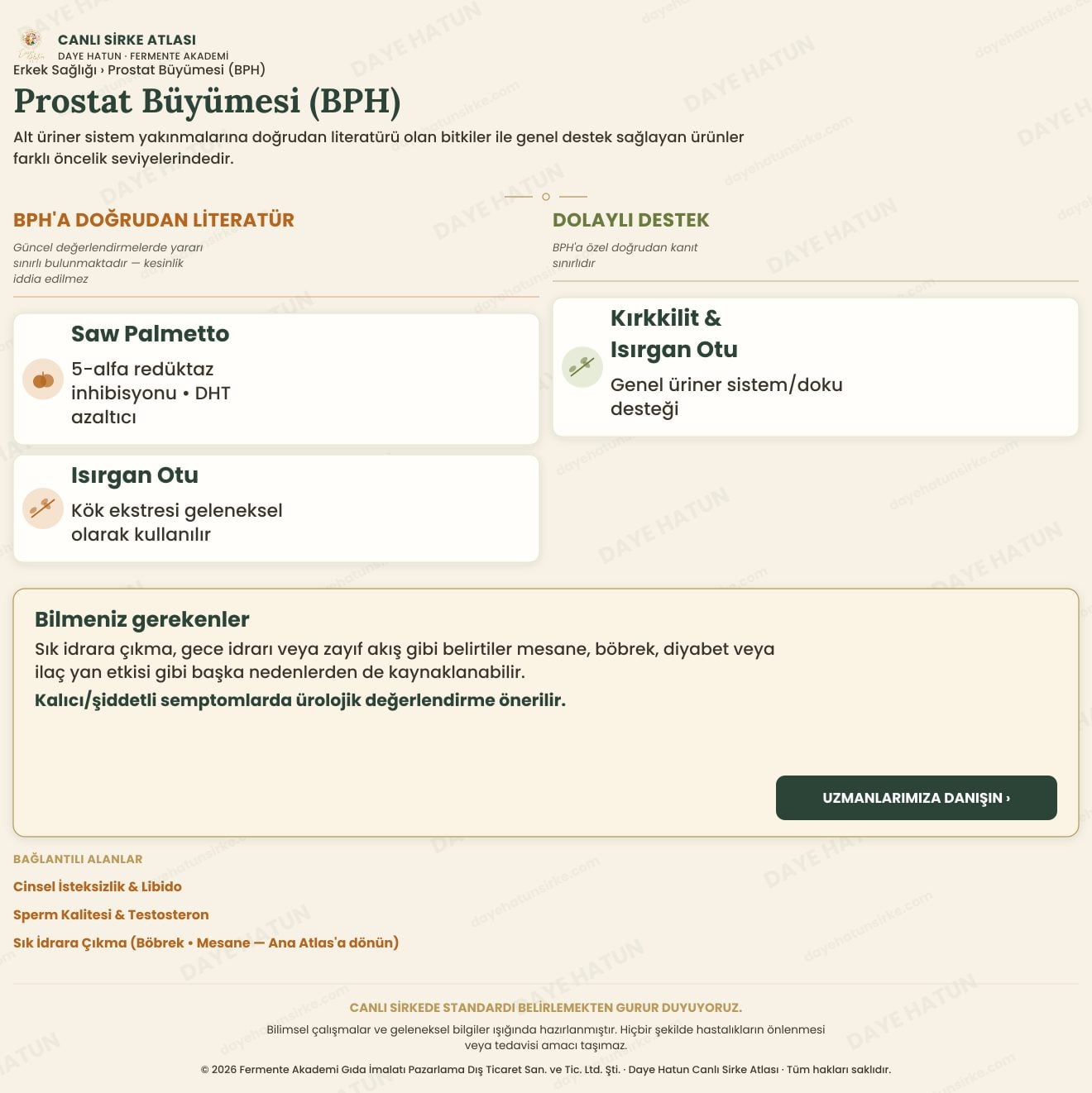Prostat Büyümesi (BPH)