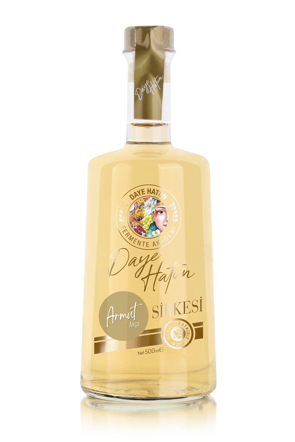 Akça Armut Sirkesi / Pear Vinegar (Doğal Fermente Canlı Sirke / Naturally Fermented / 500 Ml)