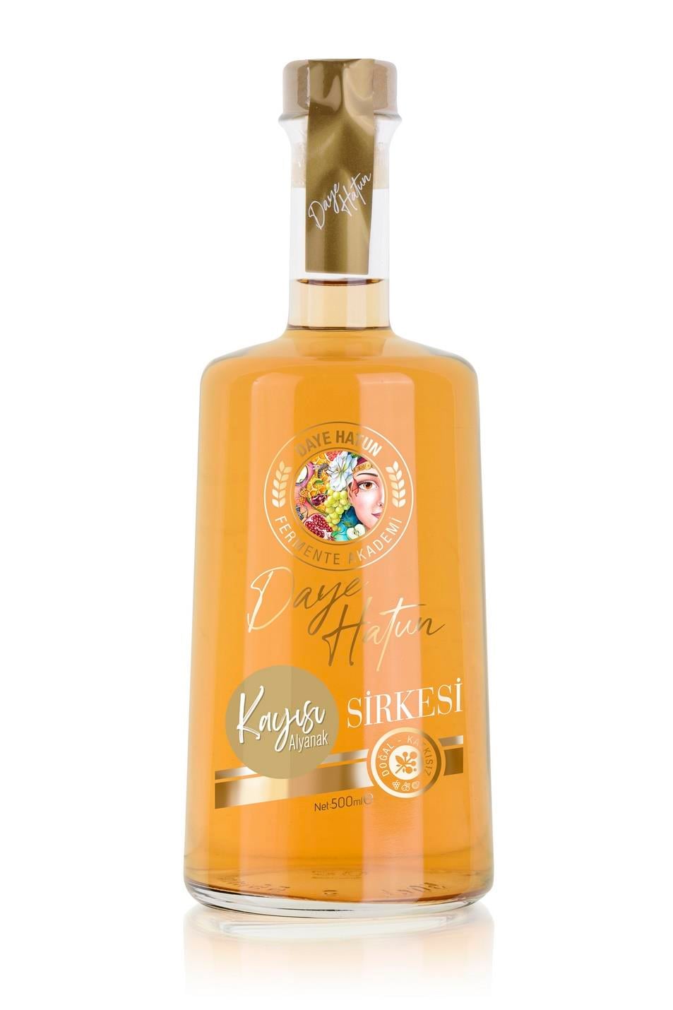 Alyanak Kayısı Sirkesi / Apricot Vinegar (Doğal Fermente Canlı Sirke / Naturally Fermented / 500 Ml)