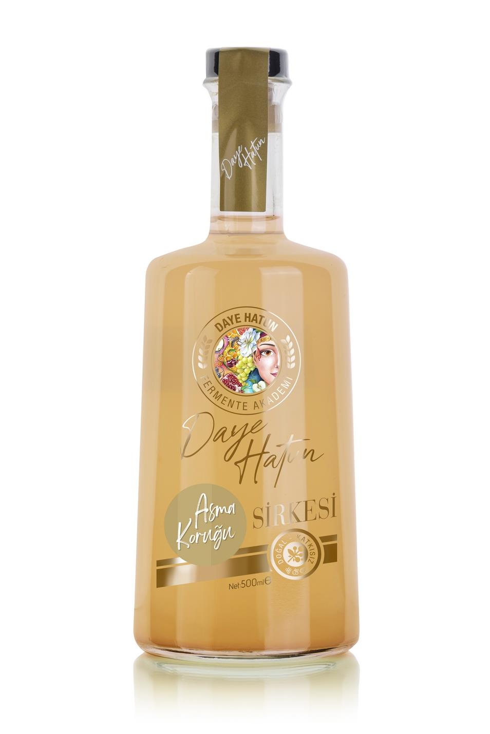 Asma Koruğu Sirkesi / Sour Grape Vinegar (Doğal Fermente Canlı Sirke / Nat. Ferm. / 500 Ml)