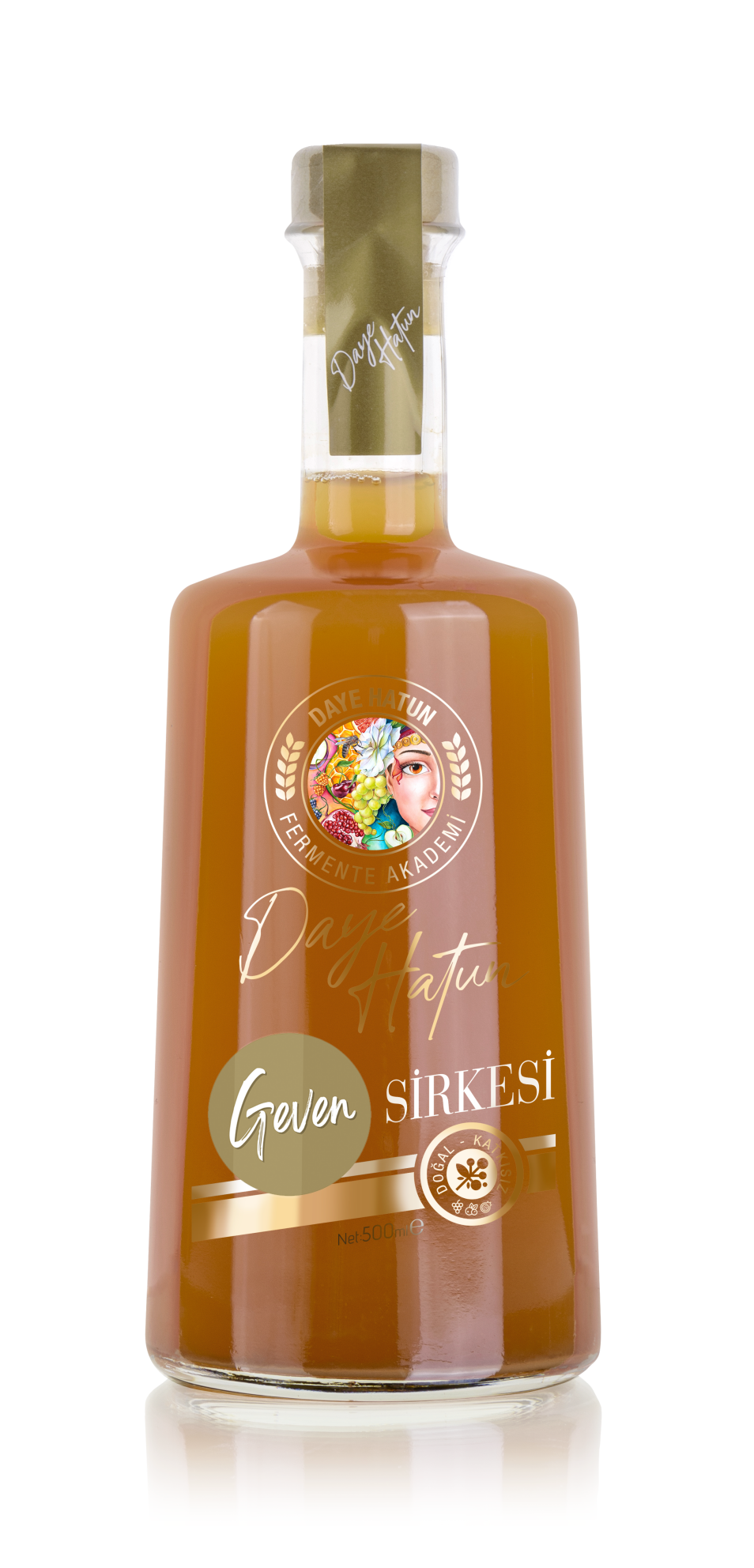 Geven Sirkesi / Astragalus (huáng Qí) Vinegar (Doğal Fermente Canlı Sirke / Nat. Fermented / 500 Ml)