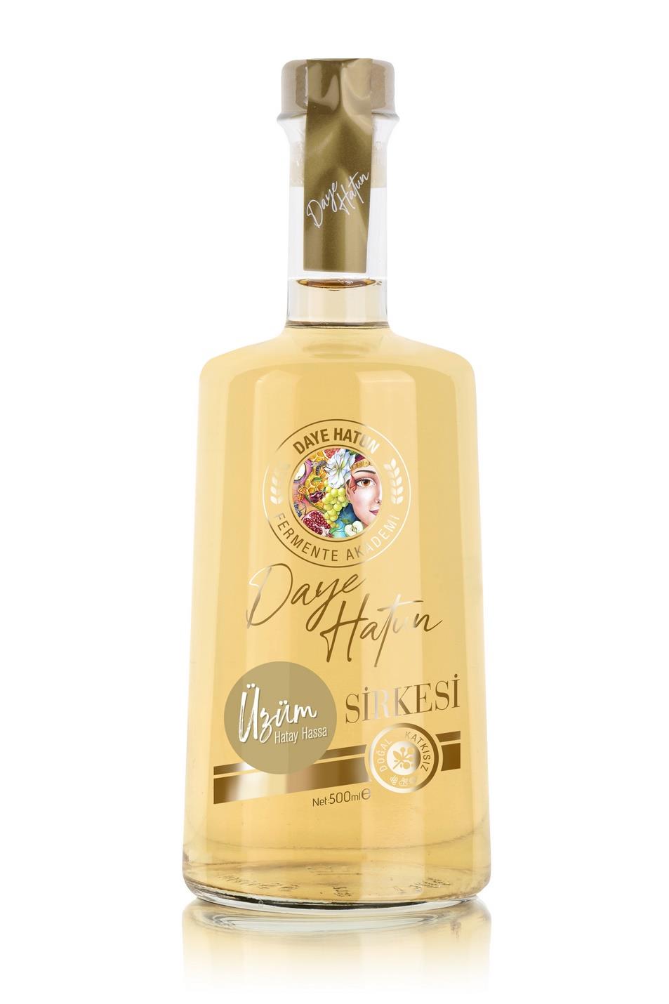 Hatay Hassa Üzümü Sirkesi / Grape Vinegar (Doğal Fermente Canlı Sirke / Nat. Ferm. / 500 mL)