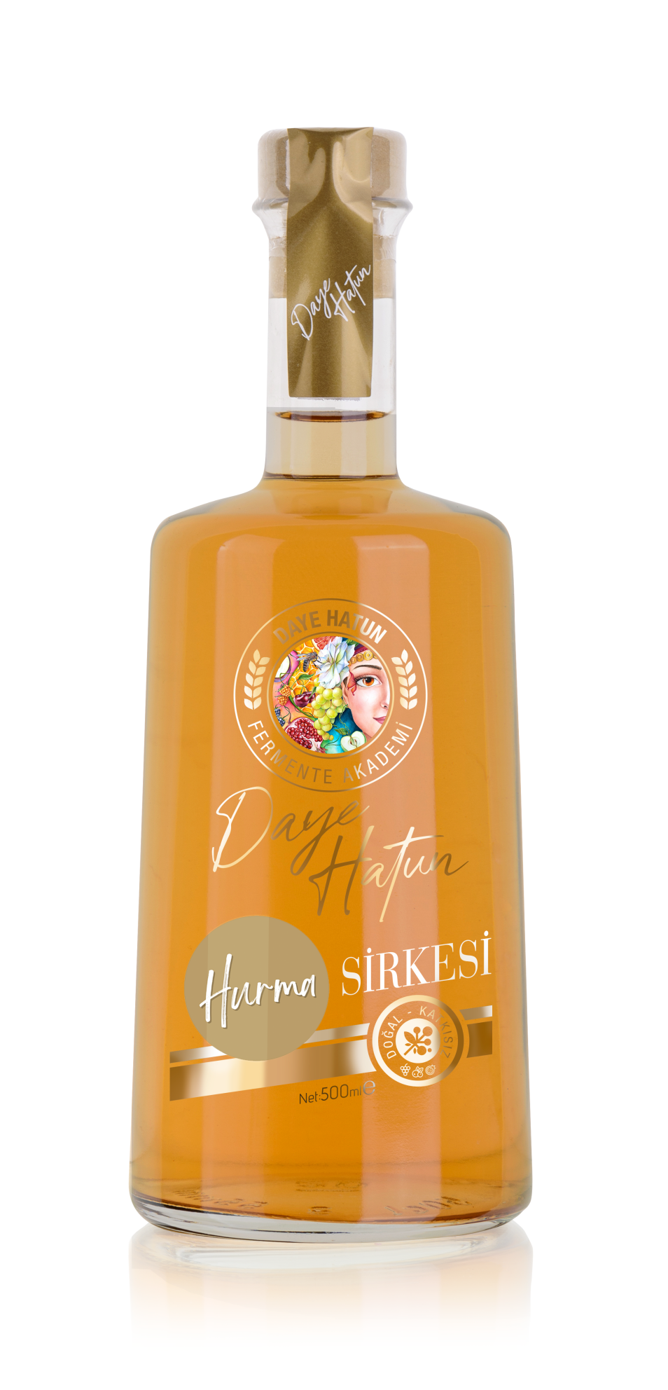 Hurma Sirkesi / Date Vinegar (Doğal Fermente Canlı Sirke / Nat. Ferm. / 500 Ml)