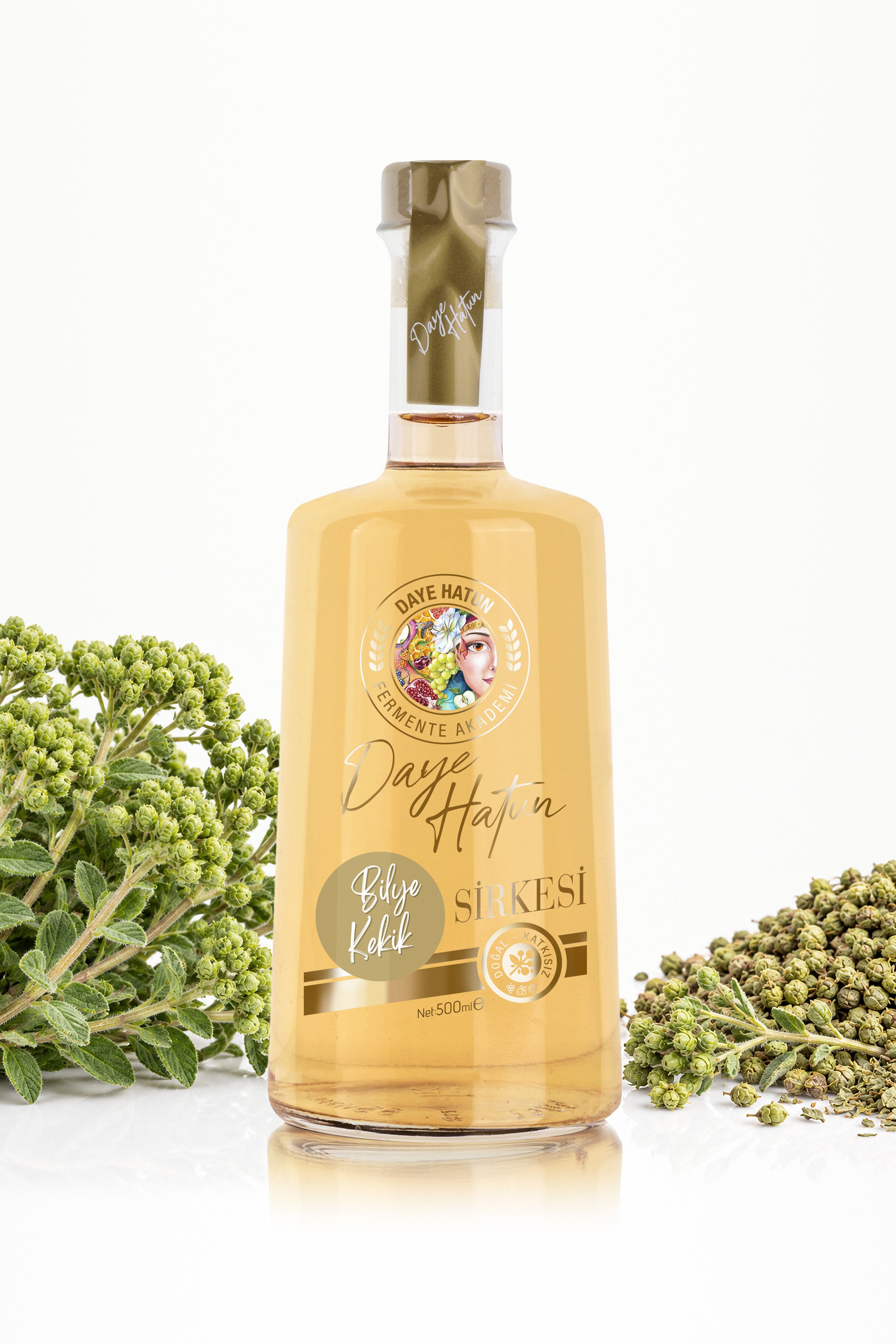 Izmir Bilye Kekik Sirkesi / Oregano Vinegar (Doğal Fermente Canlı Sirke / Nat. Fermented / 500 mL)