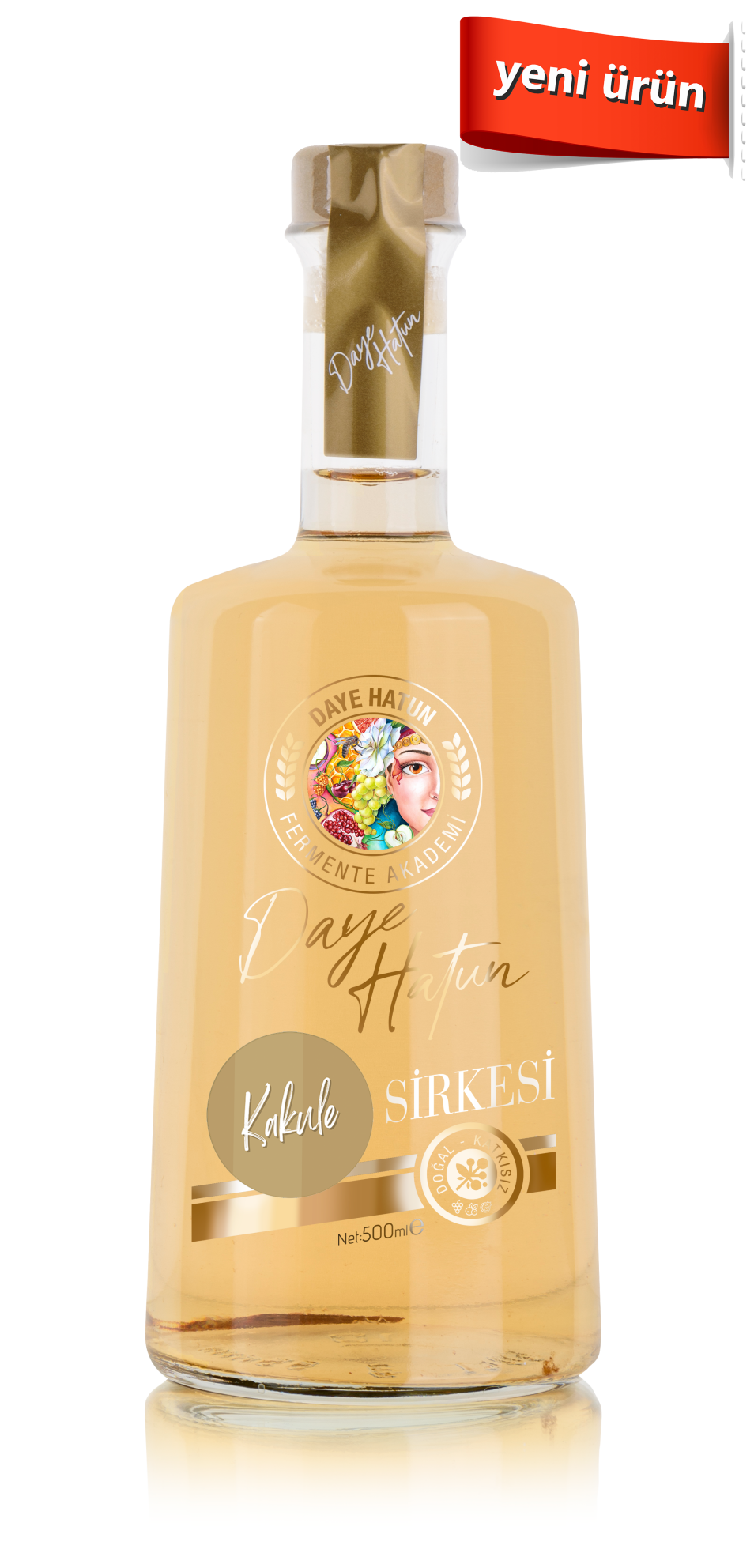 Kakule Sirkesi / Cardamom Vinegar (Doğal Fermente Canlı Sirke / Naturally Fermented / 500 Ml)