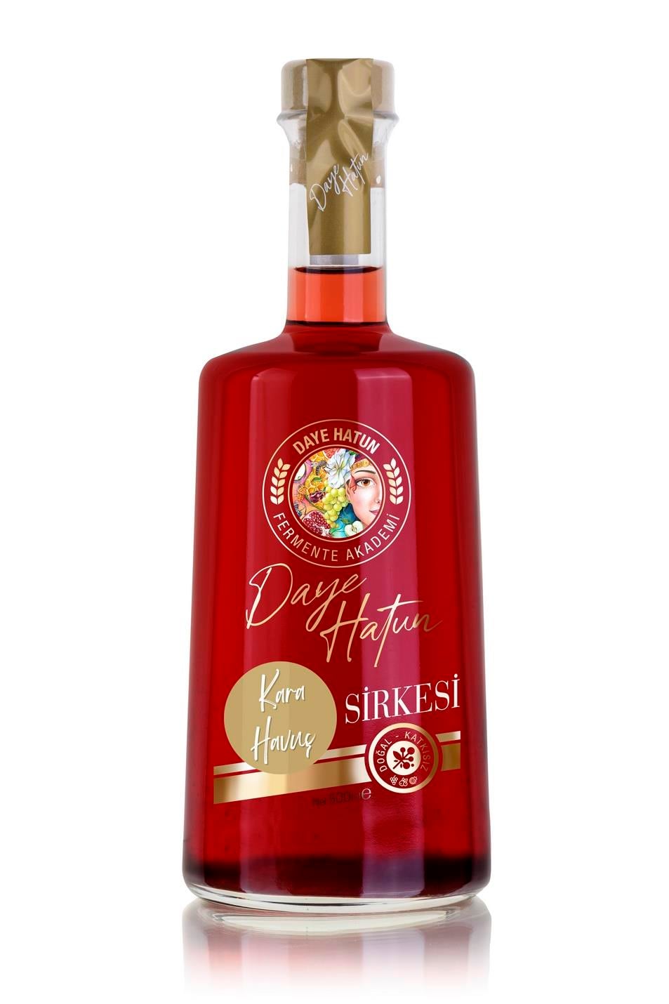 Kara Havuç Sirkesi / Black Carrot Vinegar (Doğal Fermente Canlı Sirke / Nat. Ferm./ 500 Ml)