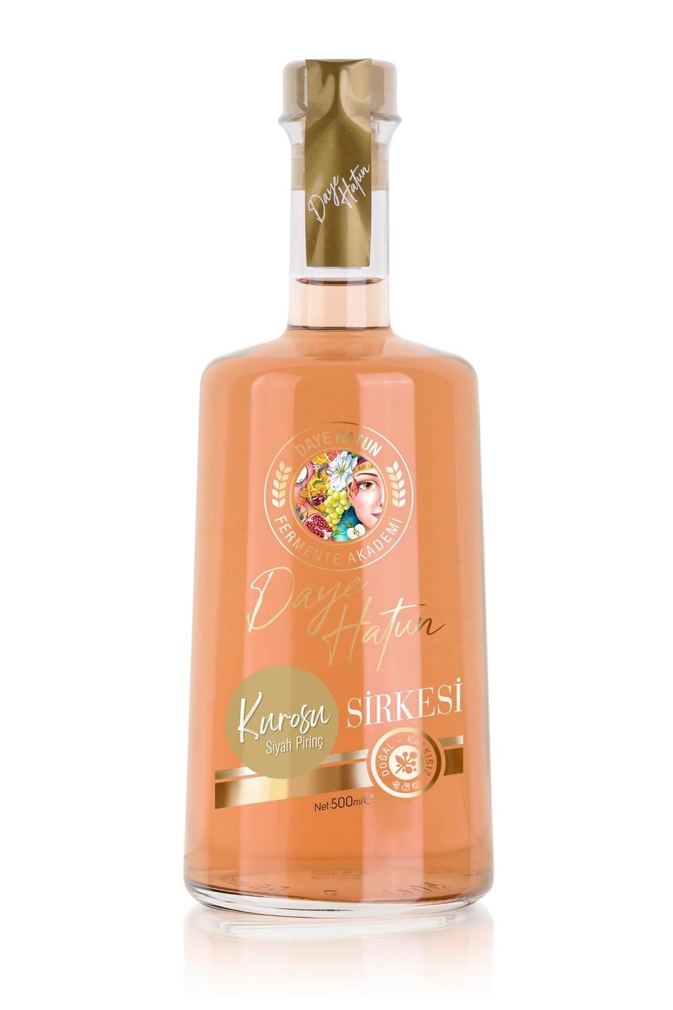 Kurosu (kepekli Siyah Pirinç) Sirkesi / Kurosu Unpolished Black Rice Vinegar (doğal Ferm./500 Ml)