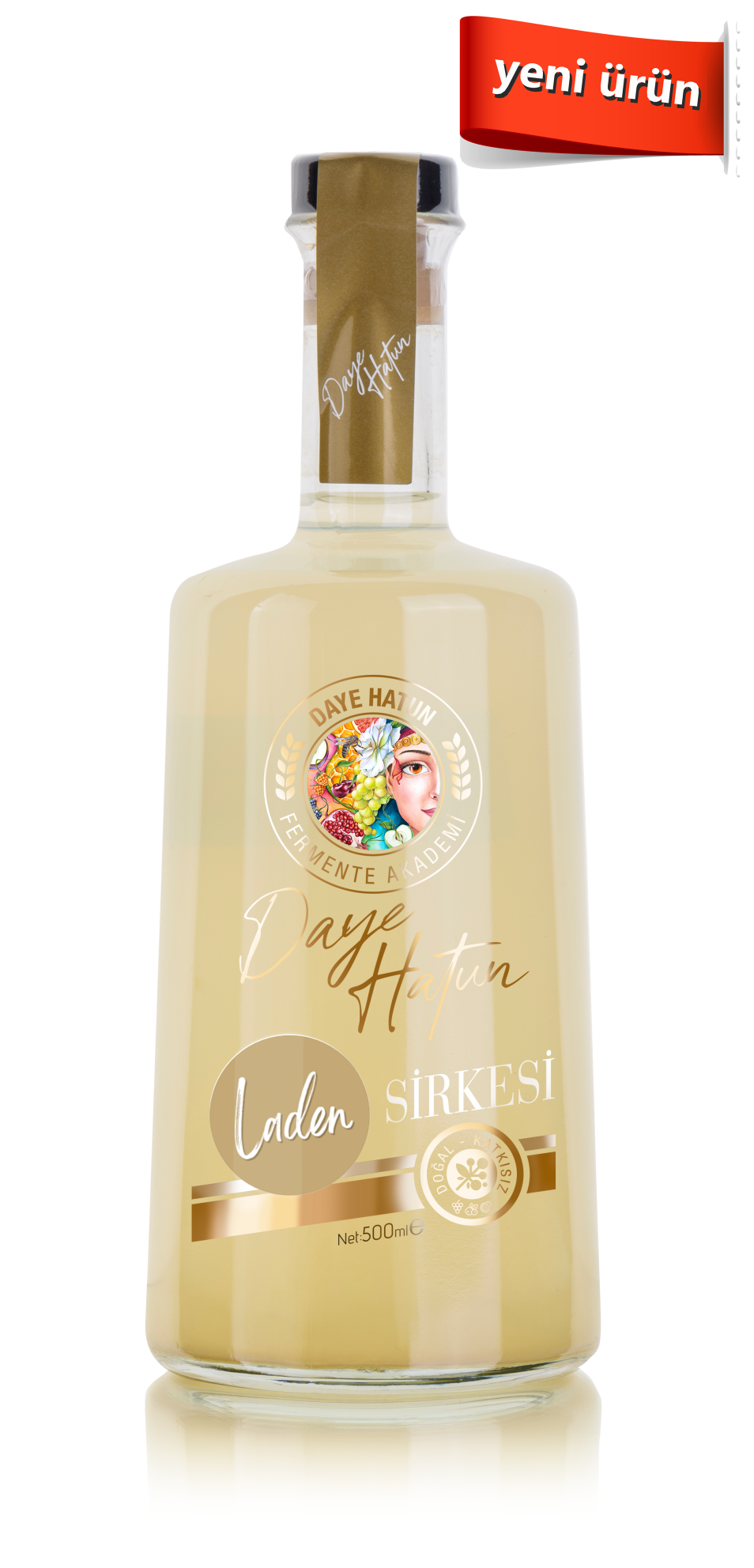 Laden Sirkesi / Rock Rose Vinegar (doğal Fermente Canlı Sirke / Naturally Fermented / 500 Ml)