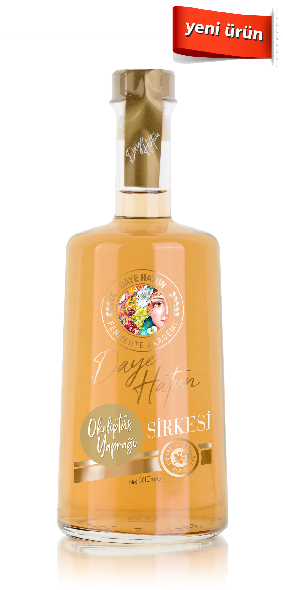 Okaliptüs Yaprağı Sirkesi / Eucalyptus Leaf Vinegar (doğal Fermente Canlı Sirke/nat. Ferm./500 Ml)
